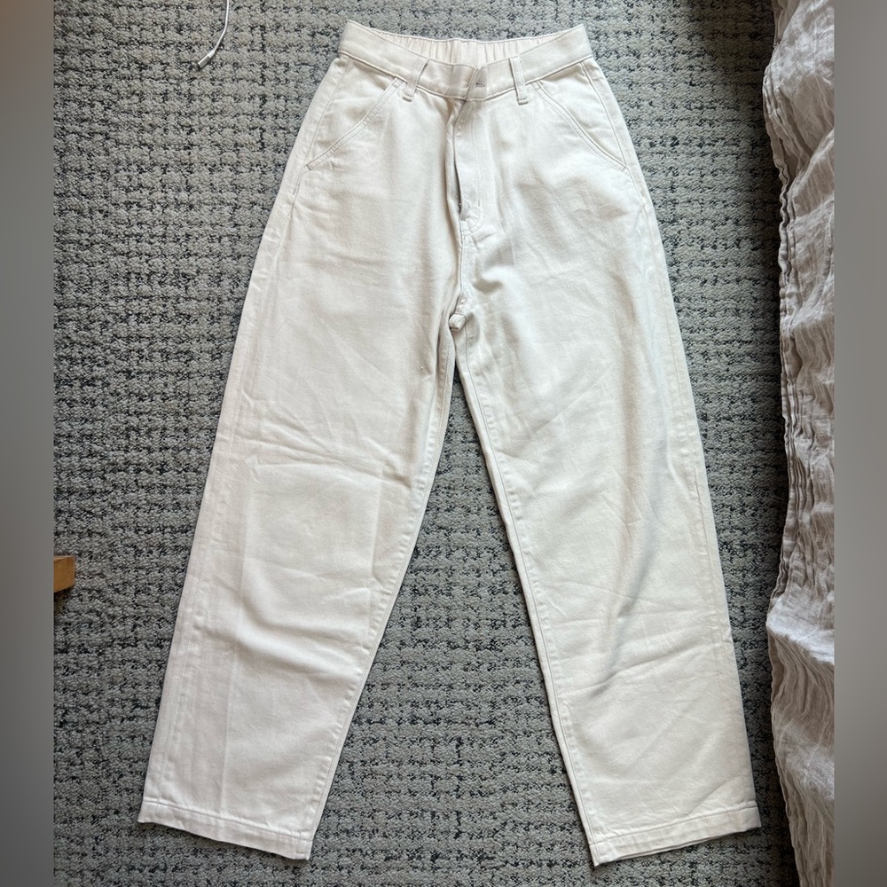 MUJI Wide Straight Pants